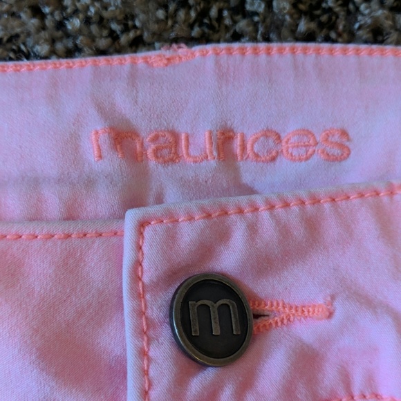 2 for $5 Maurices Light Pink Denim Jeans Sz S-R - Picture 2 of 7
